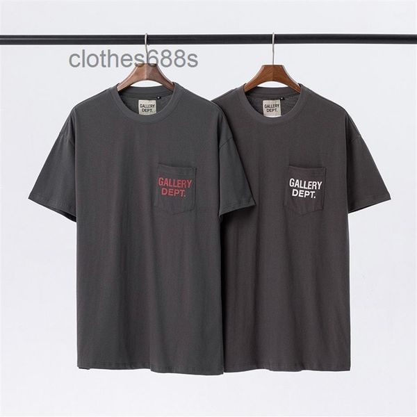 

hoodies shirts designer fashion t shirt gallerydepats many stars have the same gallary letter printed round neck pocket short slee272y, White;black