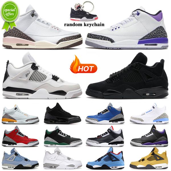 

2023 jumpman 4 4s mens basketball shoes infrared muslin chile red thunder bred cement military black cat men womens sports sneakers trainers