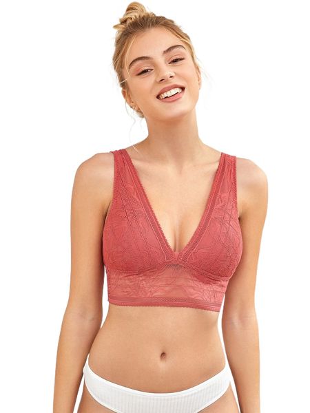 

floral lace bra d5xf#, Black;red
