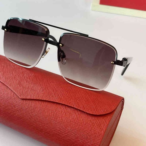 

2022 new big square frame sunglasses for men fashion glass luxury brand women uv400 sunglass for women vintage sun glasses, White;black