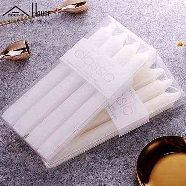 

factory outlet classic classic european smokeless tasteless pole wax romantic western food ivory white colored long candle