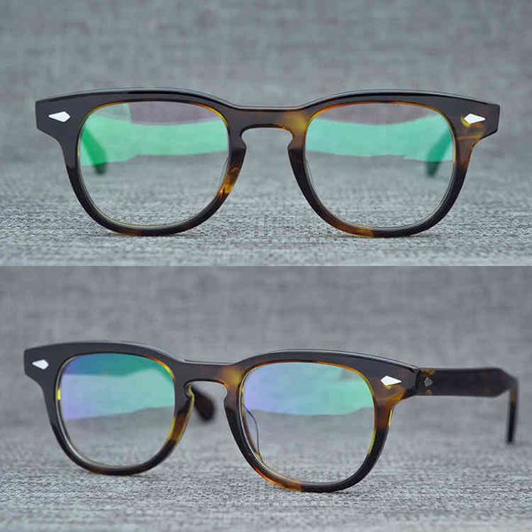 

manual retro rivet plate glasses acetate eyewear, White;black