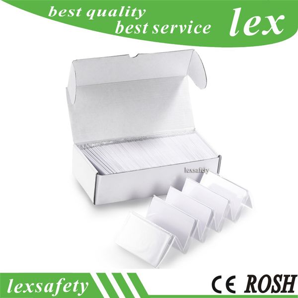 

100pcs blank em4305 125khz frequency access id cards writable write white printing rfid 125khz smart card