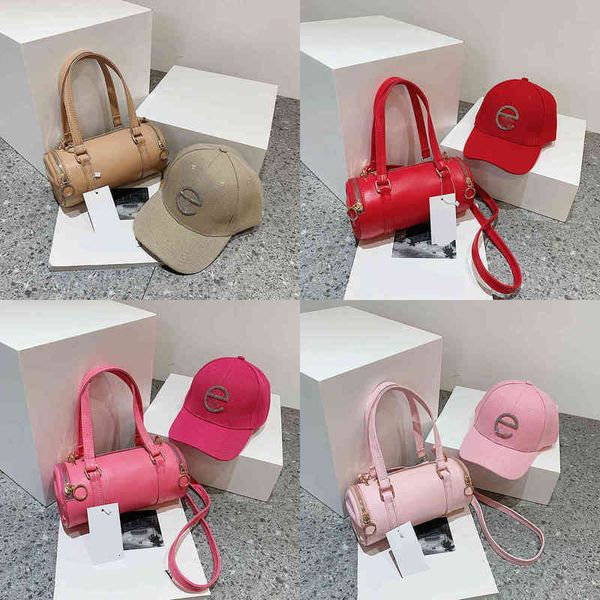 

cross body bags round pillow bag hat bag combination women handbag shoulder pu leather brand designer mobile phone purses 220330