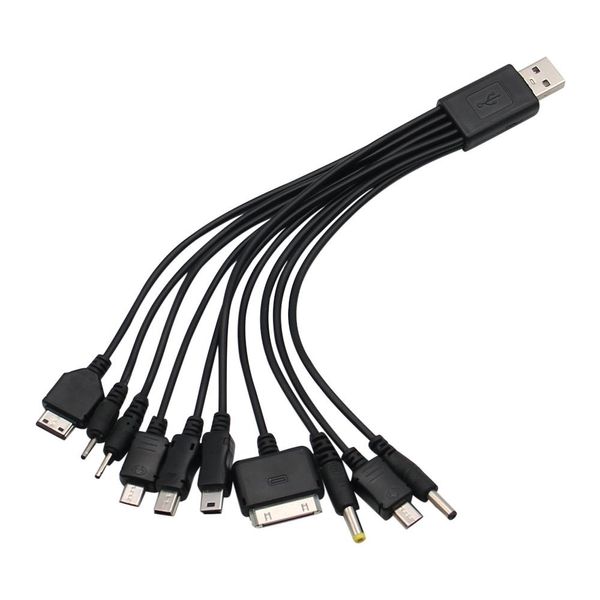 1pcs 10 em 1 cabos celulares Micro USB multi carregador USB Cabos para telefones celulares para LG KG90 Samsung Sony