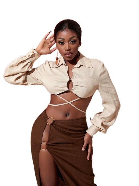 

sxy crisscross tied backless crop r3wp#, White
