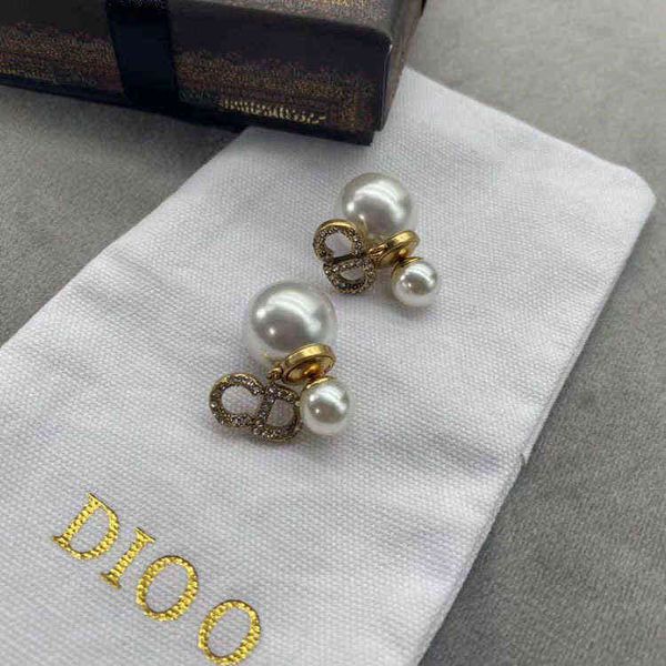 

fine pearl earrings simple fashion trend temperament high sense earrings wind accessories, Golden