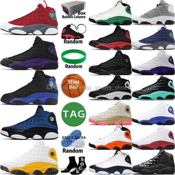 

brave blue red flint bred hyper royal 13 13s mens basketball shoes del sol court purple houndstooth black cat he got game lakers men sports