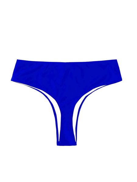 

plus plain high waisted bikini bottom w4dq#, Black