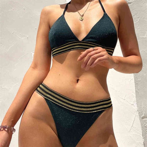 

designer women' swimsuit bikini split solid bikini special fabric swimsuit dz106, Red;black