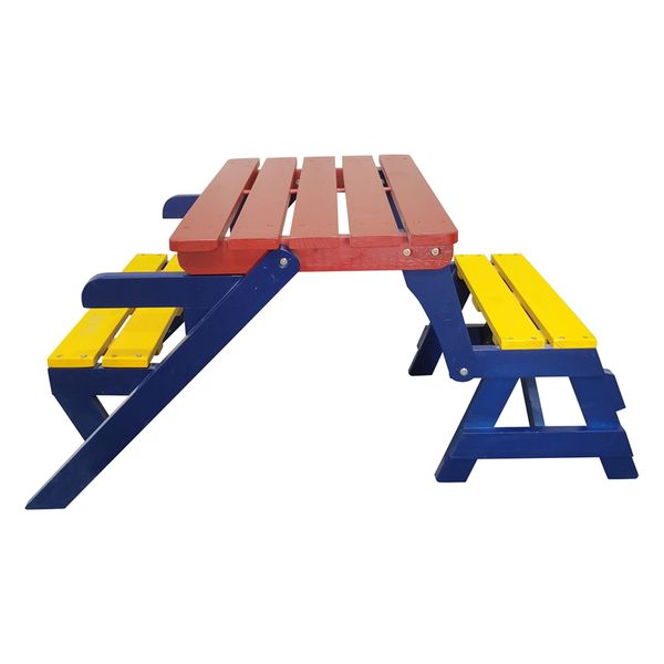 

youth baby kid's multi-functional arm chair table 2 benches