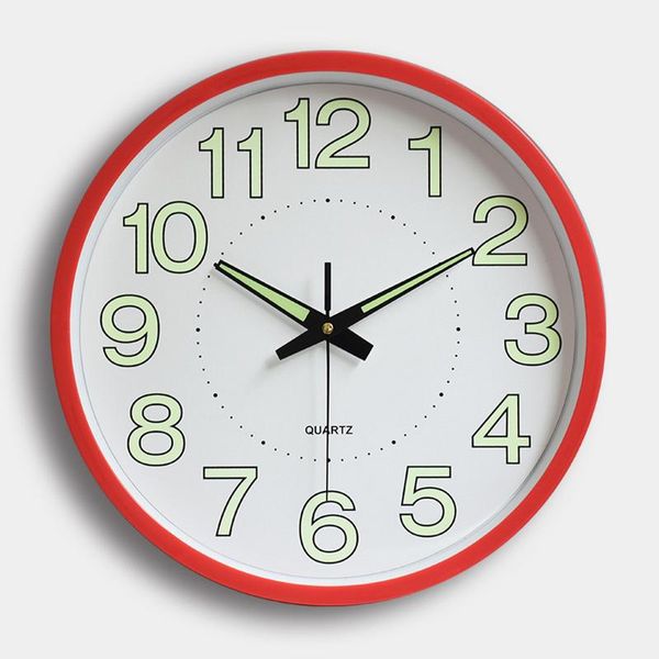 Relógios de parede Inch Inch Luminous Clock Alar