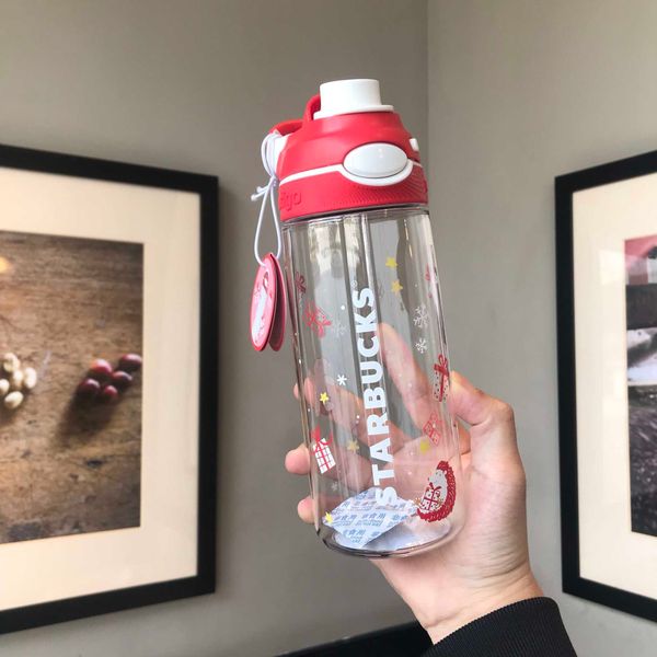 

spot 2019 starbucks cup new christmas contigo latch drinking accompanying cup water cup 560ml