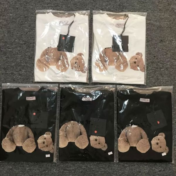 

2021 high-quality t-shirt cotton short-sleeved fashion men's and women's short t-shirt couple models men's and women's c, White;black
