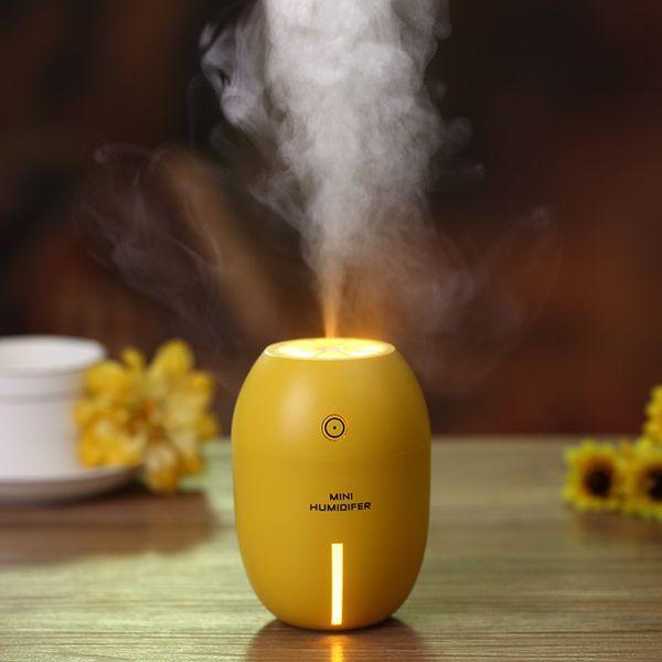 Creative Lemon Humidifier USB Mini Difusor DC5V Desktop Bonito Névoa Maker Difusor de Aroma para Home Office Presentes Adoráveis