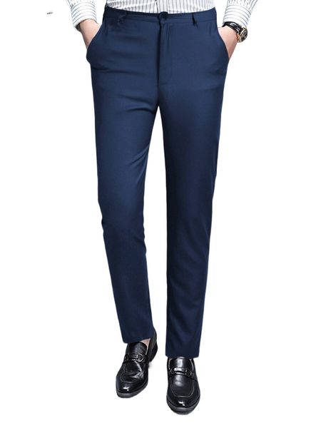 

men slant pocket tailored pants k9xr#, Black