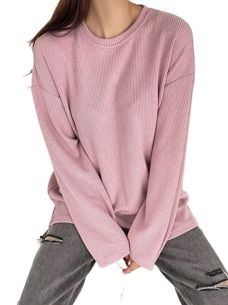

dazy solid drop shoulder tee 00ba#, White
