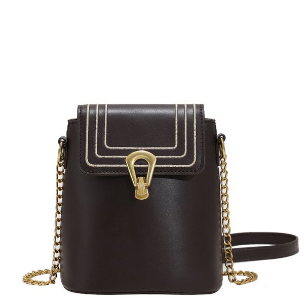 

designer bags grade brand new vintage bucket bag in solid color 20cm