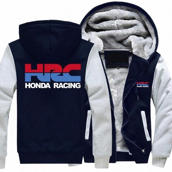 

men's hoodies & sweatshirts winter hrc racing logo jacket men fashion casual wool liner fleece male hoody coatmen's 40uq#, Black