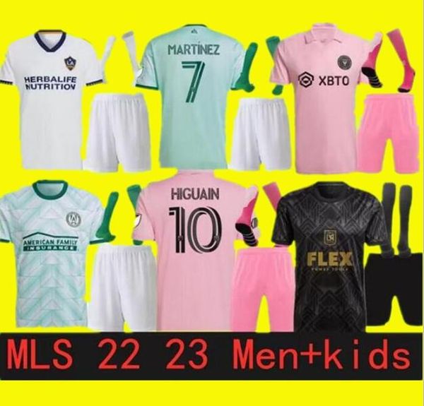 

inter miami beckham soccer jerseys 2022 2023 lafc higuain toronto d.c. united los angeles fc 22 23 la galaxy atlanta united fc nycfc footbal, Black;yellow