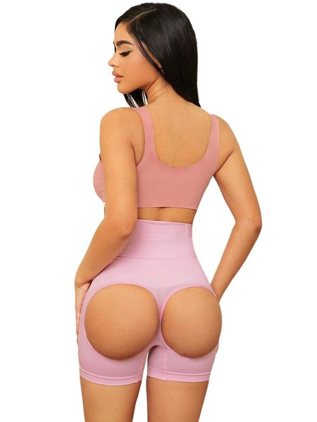 

high waisted shapewear shorts j2po#, Black;red