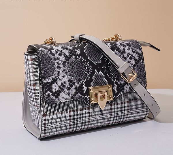 

vintage y2k single shoulder flap envelope bag plaid waterproof plain alligator shopping versatile party
