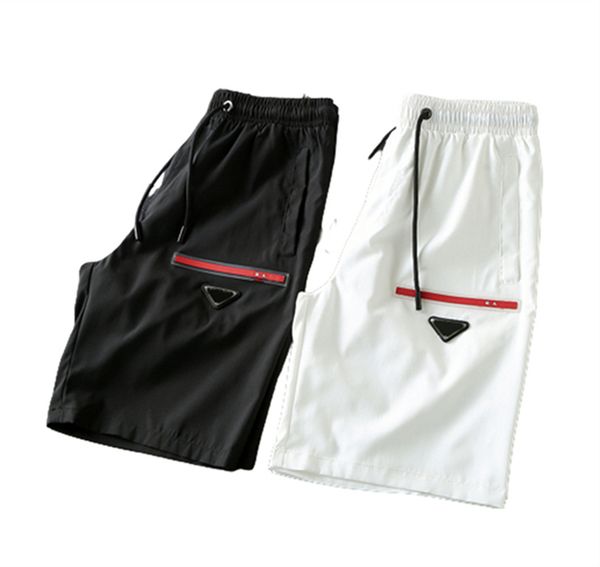

21ss reflective high street shorts men's casual sports pant loose oversize style drawstring short pants trend designer #60, White;black