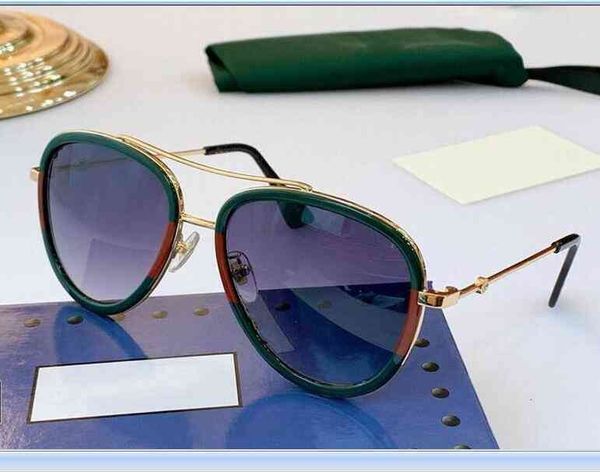 

sunglasses designer sunglasses men women red green gold metal frame fashion purple glasses with box and dastbag f45n, White;black