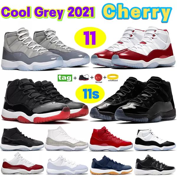 

2023 jumpman 11s men basketball shoes low high jorden 11trainers sneakers cherry cool grey animal instinct 25th anniversary bred concord men