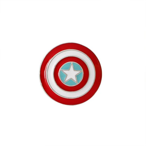 

cute anime movies games hard enamel pins collect metal cartoon brooch backpack hat bag collar lapel badges women fashion jewelry hero brooch, Blue