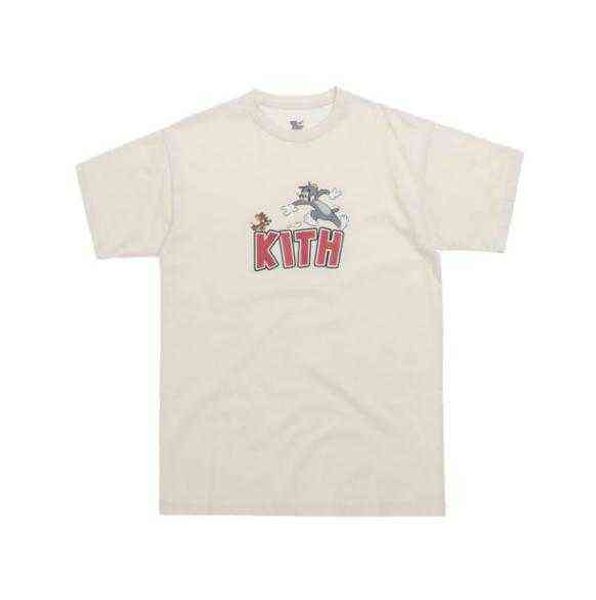 Kith Tom и Jerry Tee Man Женщины повседневная футболка с коротки