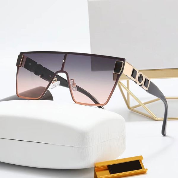 Designer-Sonnenbrille, modische Sonnenbrille, flache Oberseite, quadratisch, Adumbral für Mann und Frau, 7 Farben, Vollformat, hohe Qualität