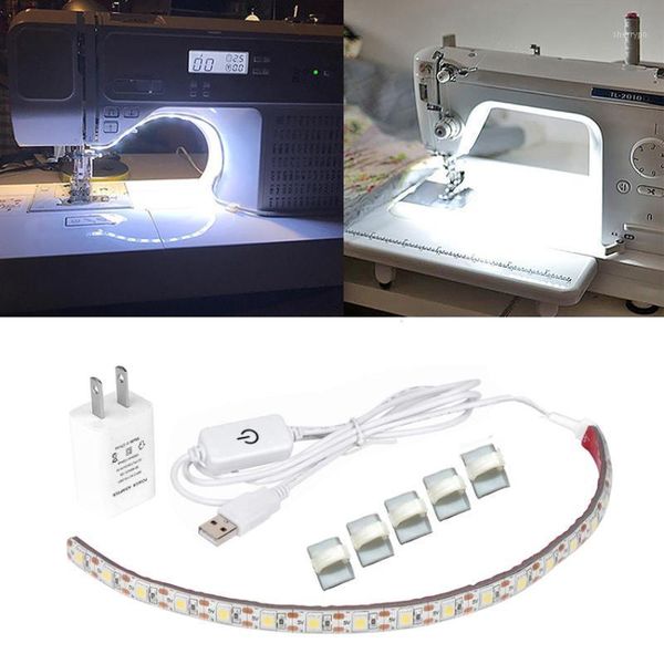 Швейные понятия инструменты машины светодиодная светодиодная полоса набор 11,8 дюйма DC5V Гибкие USB 30см промышленные рабочие огни