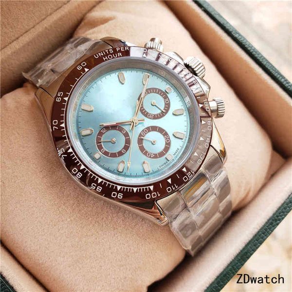 

fashion designer watches luminous sapphire glass 904l stainless steel watch waterproof classic automatic watch for men, Slivery;brown