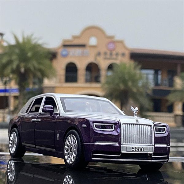 

diecast model cars 128 rolls-royce phantom alloy car model diecasts metel toy vehicles car model collection sound light simulation274v