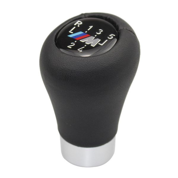 B-M-w 5/6 Gear Gear Knob Cambia rapida Auto Shift Lever Pallamano in pelle testa corta manopole