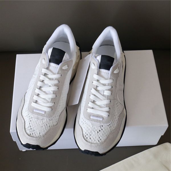 

couple sneakers low-lace-up running shoes stitching colorblock suede lace casual shoe size 35-45, Black