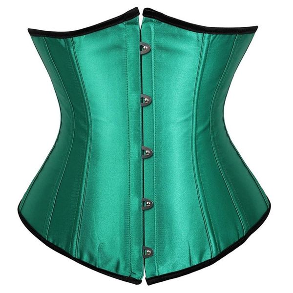 

underbust corset waist cincher workout shape body belt plus size lingerie gothic corsets espartilho korse corsetto black red 220524