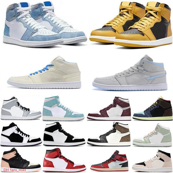 

jumpman 1 basketball shoes high og 85 georgetown wmns denim volt retro heritage chicago royal toe black metallic gold blue green black unc s
