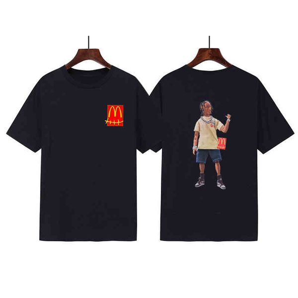 

street ts fashion brand short sleeve t-shirt for men and women, White;black