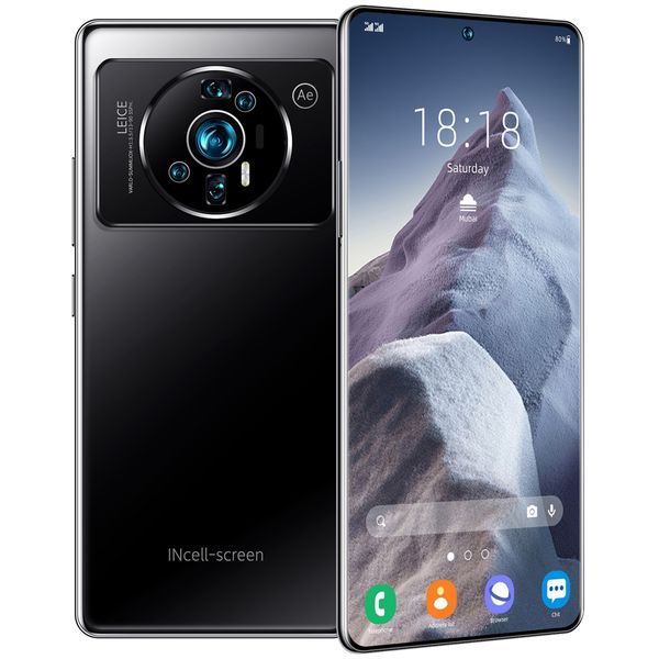 

7.3 inch HD M12 Ultra cell phone 16G 1TB 5G Type-C Smart wake-up Smartphone, White