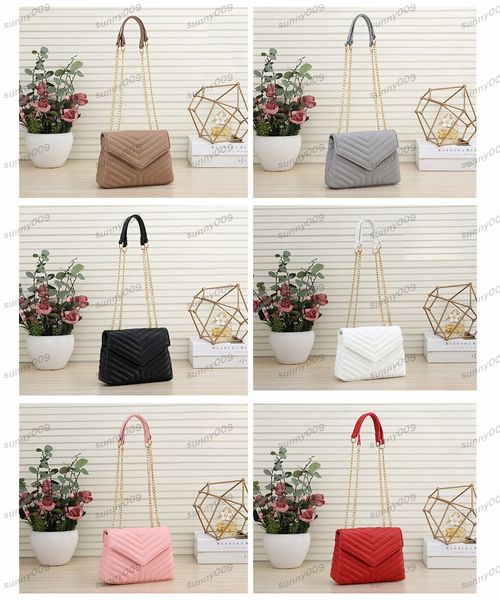 

multicolor linge envelope bag chains shoulder bag small size thickened version change pockets luxury designer messenger bags