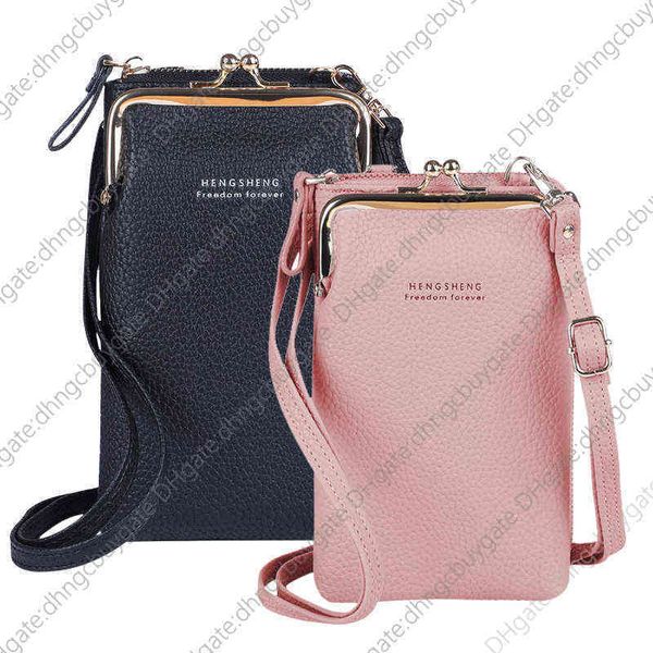 

designer bags handbags /bagsbagssell mobile phone with metal opening crossbody women mini pu leather shoulder messenger for girls gift