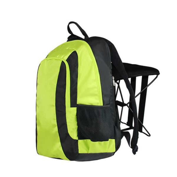 Outdoor-Taschen 47L Klapphocker Rucksack Mode Angelstuhl Freizeit Sport Bergsteigen Wandern RucksackOutdoor