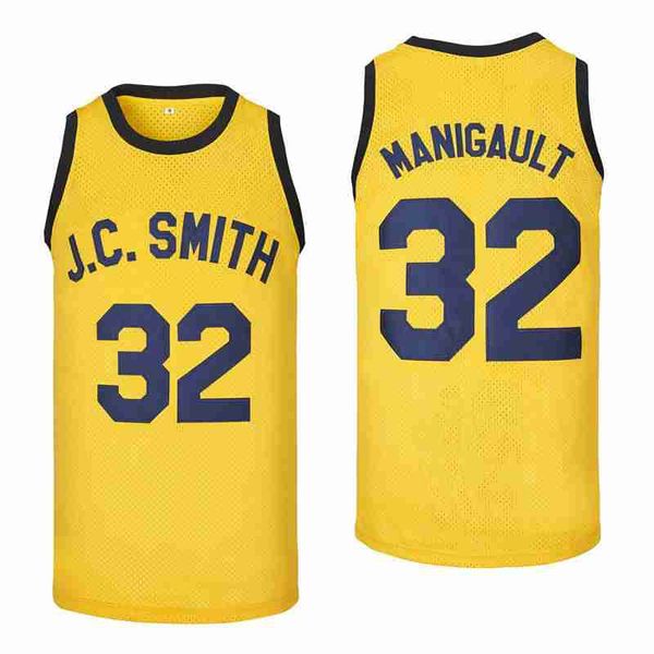 

movie basketball jerseys #32 manigault jersey mens size s-xxl 001, Black;red
