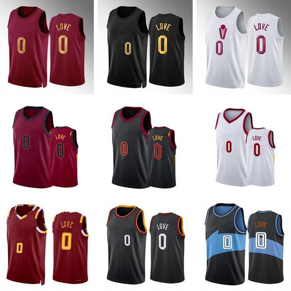 Jersey de basquete Kevin Love 2022-23 Nova temporada Men Youth City camisas em estoque