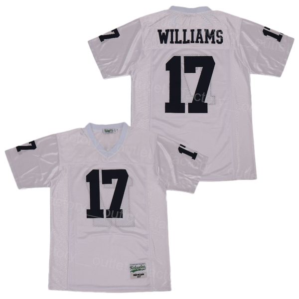 

movie football northeast high school 17 doug williams jersey team color white pure cotton hip hop for sport fans breathable embroidery and s, Black