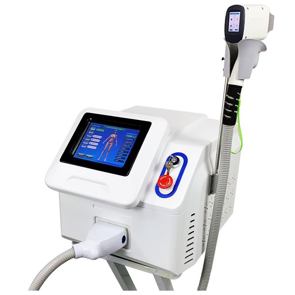 Equipamento de salão Fibra acoplada a laser de epilatórios de 808nm para homens rejuvenescimento de pele 755 808 1064 Dispositivo de remoção de cabelo a laser