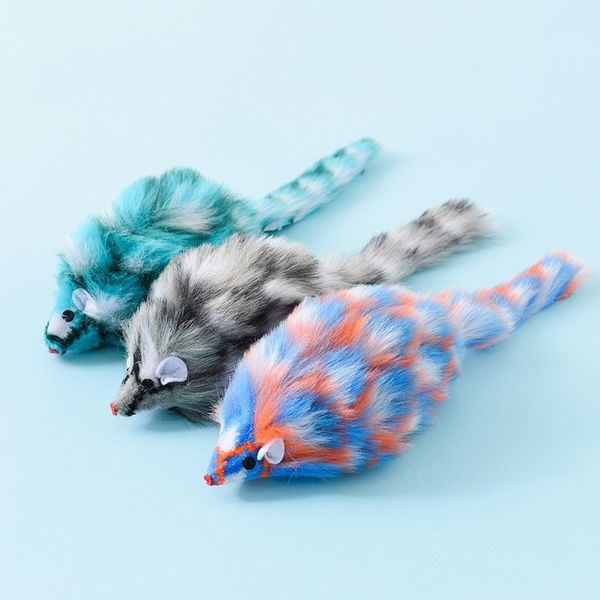 Giocattoli per gatti da pet falso topo giocattoli regalo di Natale Mini divertenti giocatto a peluche per accessori per gatti di gattini