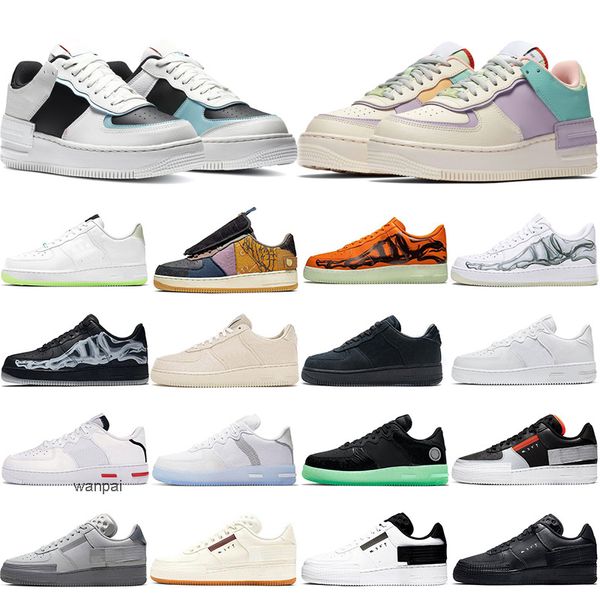 

2021 sports shadow womens running shoes forceone 1 skateboard sneakers casual sneaker phantom pale sapphire white woman breathable trainers